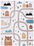 Dywany Łuszczów, Detský kusový koberec Fun Polar cream, 120x170, viacfarebná, detská izba