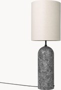 Stmievateľná stojacia lampa's mramorovým podstavcom Gravity, V 130 cm