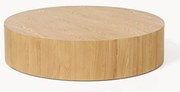 Okrúhly XL drevený konferenčný stolík Dan