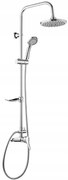 Deante Neo Joko Round, sprchový set s pákovou batériou a 5-funkčnou ručnou sprchou, chróm, NBJ_01RK