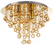 Globo 63040345X - Stropné svietidlo LONDON 3xE14/40W/230V pr. 38 cm zlatá