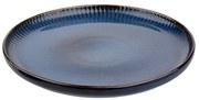 Altom Porcelánový dezertný tanier Reactive Stripes modrá, 20,5 cm