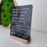 Toptabule.sk  Organizér - stolová popisovacia tabuľa na poznámky