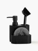 Súprava dávkovača na mydlo so špongiou Poly, 3 ks