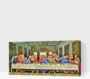 Gario Maľovanie podľa čísel Leonardo da Vinci Posledná večera Rozmery: 80 x 40 cm, Rámovanie: S vnútorným rámom
