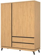 Skriňa Ate At13 Dub/Čierna