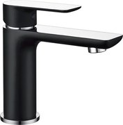 Mexen Alfa umývadlová batéria, čierna/chrómová - 745700-71