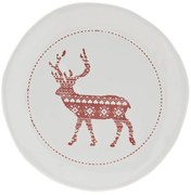Dezertný tanierik s jeleňom - Ø 20 * 3 cm