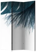 Artgeist Paraván - Dark Blue Feather [Room Dividers]