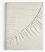 Goldea bavlnená napínacia plachta - prírodná režná 80 x 160 cm