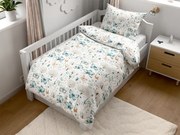 Bavlnené obliečky do postieľky Renforcé ELIVINE biele Rozmer obliečky: 45 x 65 cm | 90 x 135 cm