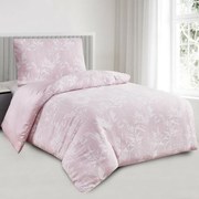 Žakárové obliečky Alabama ružová, 140 x 200 cm, 70 x 90 cm