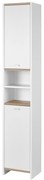 Livarno home Vysoká skrinka do kúpeľne, biela, 34 x 186 x 28 cm  (100392769)