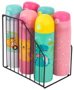 VERK GROUP Prídavná rohová polica alebo ako stojan, kovová, čierna MONY