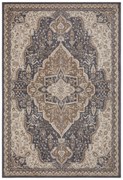 Hanse Home, Kusový koberec Terrain 105607 Orken Black Brown, 200x280, hnedá, obývacia izba