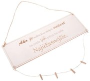 CARODOMOVAEU Závesná tabuľka o vnúčatách