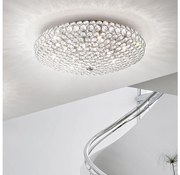 Ideal Lux - LED Krištáľové stropné svietidlo KING 9xG9/3W/230V pr. 53,5 cm chróm