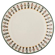 Krémový dezertný tanier s vianočným motívom z kameniny ø 16 cm Jolly – Bloomingville