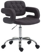 Pracovná stolička Dublin - látka - Čierna