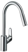 Hansgrohe Focus M41, páková kuchynská batéria 240, Eco, vyťahovateľná sprška, 2jet, chrómová, HAN-31833000