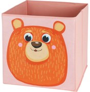 Úložný box z netkanej textílie Medveď 30 x 30 cm