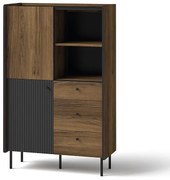 Stojan Prestigo P4 2d3s Vojnový orech/San Seb/Čierny mat