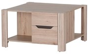 Konferenčný stolík Dessum 41 (dub sanremo + hnedá). Akcia -21%. Vlastná spoľahlivá doprava až k Vám domov. 1068136