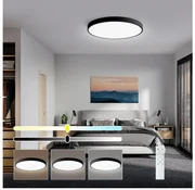 Immax Neo 07249L-LED Stmievateľné svietidlo SEMPLICI 48W/230V Wi-Fi Tuya černá+ DO IM1335