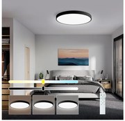 Immax Neo Immax NEO 07249L-LED Stmievateľné svietidlo SEMPLICI 48W/230V Wi-Fi Tuya černá+ DO IM1335