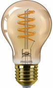 Philips LED filament žiarovka E27 A60 5,5W (40W) 2200K stmievateľná, jantárová