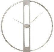Clip nástenné hodiny strieborné Ø60 cm