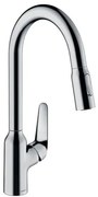 Hansgrohe Focus drezová batéria s vyťahovacou spŕškou, 2 prúdy chróm 71820000