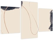 Obraz - Béžová abstrakcia (90x60 cm)