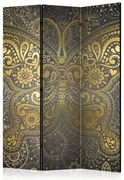 Artgeist Paraván - Golden Butterfly [Room Dividers]