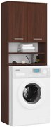 Kúpeľňová skrinka nad práčku FIN wenge