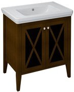 Sapho Sapho, CROSS umývadlová skrinka 70x81x47cm, buk, CR375