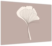 Obraz - Béžové listy N⁰3 (70x50 cm)