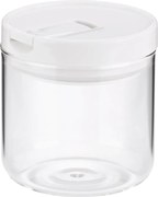 KELA Dóza ARIK sklo bílá H 11cm Ř 10,5cm 600 KL-12104, 0,6 l