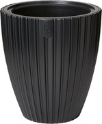 Kvetináč MIKA 400 mm, hlboký, čierny *7866*