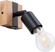 Sollux SL.1295 - Bodové svietidlo ZUCA 1xE27/15W/230V čierna