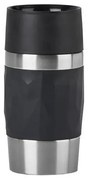 Tefal - Termohrnček 300 ml COMPACT MUG nerez/čierna