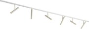 Modern railsysteem wit met 6 spots beige 1-fase - Slimline Avery