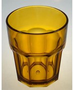 METPLAS POLYKARBONÁTOVÝ POHÁR 200 ML JANTÁROVÝ