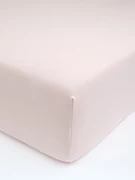 Jersey plachta s elastanom Deluxe 90 × 200 cm – púdrová