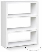 Regál Klonale III 85 (biela). Vlastná spoľahlivá doprava až k Vám domov. 779643