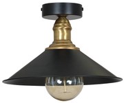 Stropné svietidlo Reno, 1x kovové tienidlo (výber z 2 farieb), g