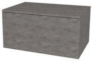 Mereo, Mereo Ponte, kúpeľňová skrinka 70 cm, Multidecor, Betón tmavosivý, MER-CN291BET2