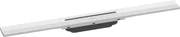 Hansgrohe RainDrain Flex, vrchná sada sprchového žľabu 900, skracovateľný, pre inštaláciu voľne na plochu, biela matná, HAN-56045700