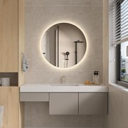 Erga Sofia, okrúhle LED zrkadlo 70cm, 1610 lm, 3 farby svetla, ERG-V01-207-7070