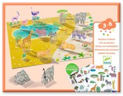 Kreatívna súprava so zdvíhacími samolepkami – 3D scény – zvieratá